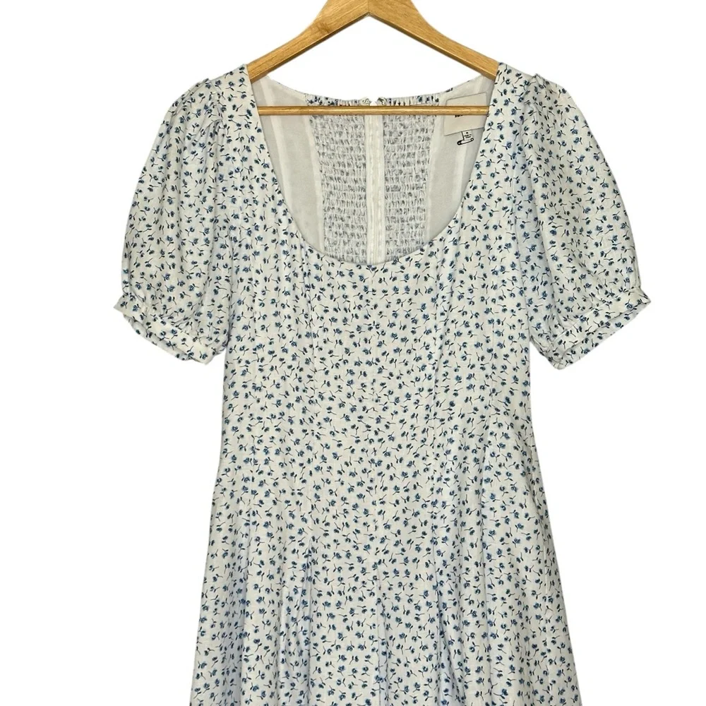 Reformation Coucou Hanna Linen Dress. Sz: 8 - Picture 5 of 14